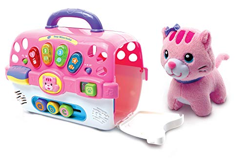 VTech Cosy Kitten Carrier Interactive Baby Activity Center with Animal Baby Toy, Educational , Musical , Sound Toy with Different Music Styles for Babies & Toddlers From 9 months to 3 Years - FoxMart™️ - VTech